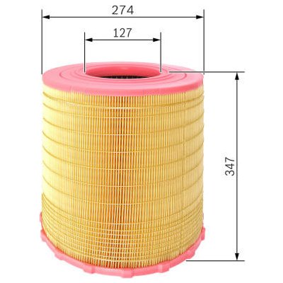 Vzduchový filtr BOSCH F 026 400 284 – Hledejceny.cz