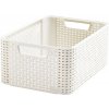 Úložný box CURVER úložný box RATTAN Style2 M 38,6 x 17,2 x 28,7 cm krémový 03615-885