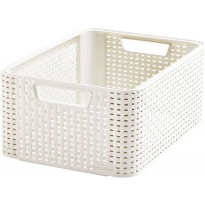 CURVER úložný box RATTAN Style2 M 38,6 x 17,2 x 28,7 cm krémový 03615-885