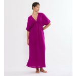 Beach MyWear Kaftan Maxi Dress 3093 0042 malinová 3093 – Sleviste.cz