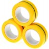 Fidget spinner Euro Habitat Trick Rings Žlutý set 3ks