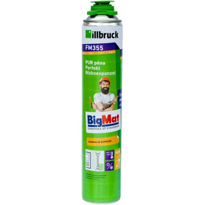 BigMat Pěna montážní pistolová nízkoexpanzní FM355 880 ml – Zboží Mobilmania