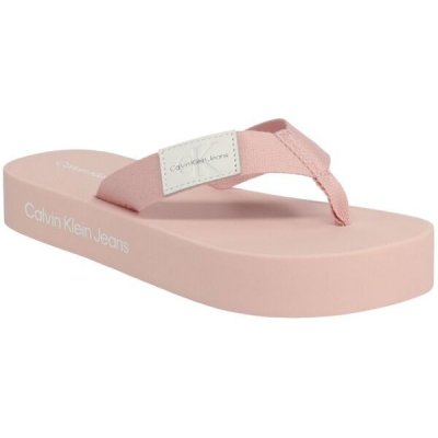 Calvin Klein Jeans žabky Flatform Flipflop YW0YW00993 růžová – Zboží Mobilmania