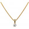 Přívěsky Beny Jewellery Zlatý Přívěsek s Diamantem 2050111