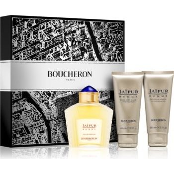 Boucheron Jaipur Homme EDP 100 ml + balzám po holení 100 ml + sprchový gel 100 ml dárková sada