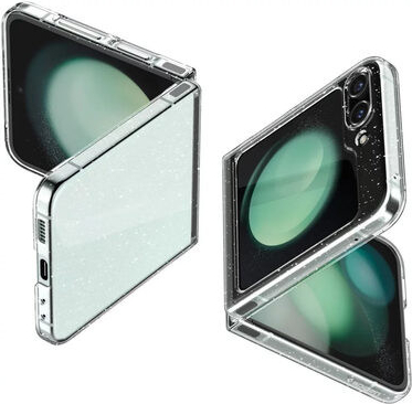 Pouzdro Spigen Air Skin Glitter, crystal quartz - Samsung Galaxy Z Flip5