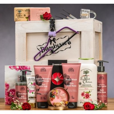 Truhla s luxusní kosmetikou – růže + mandlový květ – Zboží Mobilmania