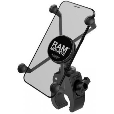 Kompletní sestava držáku pro velké mobilní telefony X-Grip se "Snap-Link Tough-Claw" upínaním na řidítka, RAM Mounts