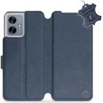 Mobiwear Kožené Flip Motorola Moto G54 5G / Moto G54 5G Power Edition - Modré - L_NBS – Hledejceny.cz