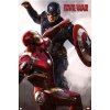 Plakát Plakát Marvel: Captain America vs.Iron Man (61 x 91,5 cm) 150 g