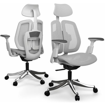 Ergonomická kancelářská židle Liftor Active, světle šedá (síťovina) 16218