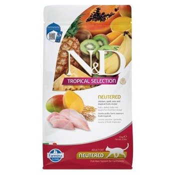 N&D TROPICAL SELECTION CAT Neutered Chicken 1,5 kg