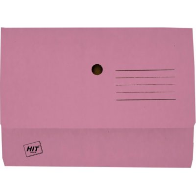 HIT Office A4 Papírové odkládací kapsy na dokumenty růžové 20 ks – Zboží Mobilmania