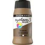 Daler Rowney System3 akrylová barva rich gold imitation 500 ml 1 ks – Hledejceny.cz