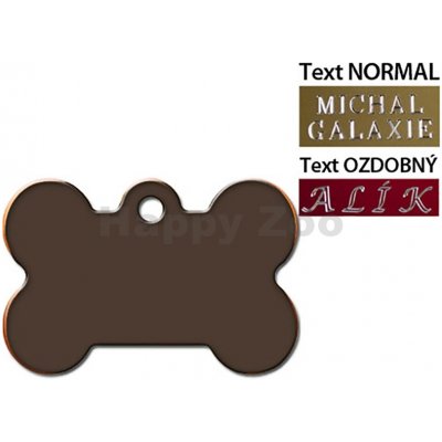 QUICK TAG gravírovací známka bronzová kost L – Hledejceny.cz