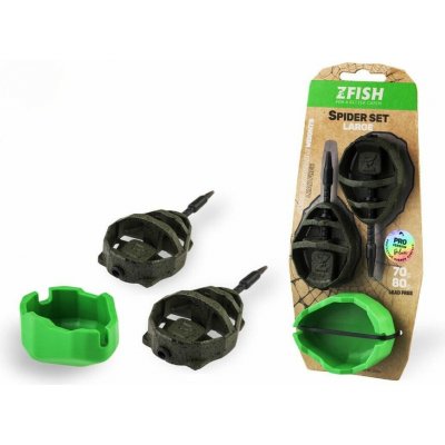Zfish Sada Method Feeder Spider Set Large + Formička - 70+80g – Zboží Mobilmania