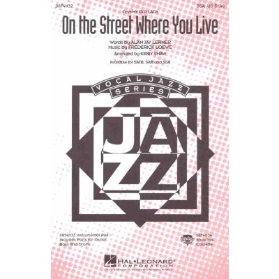 On the Street Where You Live / SSA* a klavír/akordy