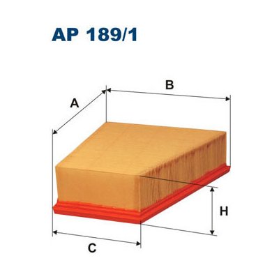 Vzduchový filtr FILTRON AP 189/1 – Hledejceny.cz
