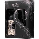 Kraken Black Spiced Rum 40% 1 l (darčekové balenie 1 pohár) – Zboží Dáma