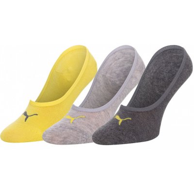 Puma dámské ponožky baleríny 906930 Soft Footie A'3 neonově žlutá