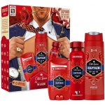 Old Spice Gentleman dárková sada s tuhým deodorantem 50 ml + deodorantem ve spreji 150 ml + sprchovým gelem Captain 250 ml – Zboží Dáma