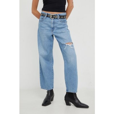 Levi's Baggy Dad dámské džíny medium waist A3494.0015 modrá – Zboží Mobilmania