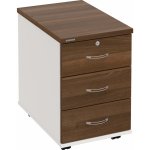 Hobis K 33 Z N 3 zásuvky napříč 60 cm ořech bílá – Hledejceny.cz