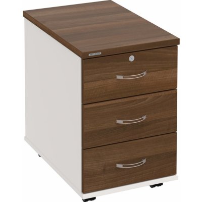 Hobis K 33 Z N 3 zásuvky napříč 60 cm ořech bílá – Hledejceny.cz