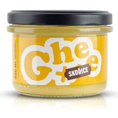 České Ghíčko Ghí přepuštěné Máslo speciál skořice s vanilkou 220 ml – Sleviste.cz