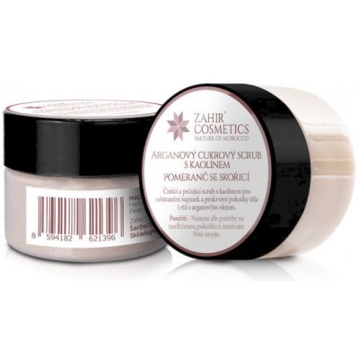 Zahir Cosmetics Arganový cukrový scrub pomeranč se skořicí 25 ml – Zbozi.Blesk.cz