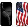 Pouzdro a kryt na mobilní telefon Apple Pouzdro mmCase Gelové iPhone 13 mini 5.4 - USA vlajka