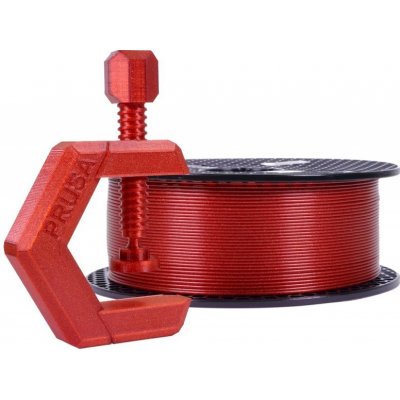 Prusa ment PETG Carmine Red Transparent 1kg