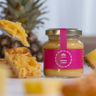 Včelařství Domovina Ananas v medu 170 g – Zboží Dáma