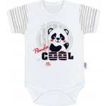 NEW BABY Kojenecké body s krátkým rukávem New Baby Panda – Zboží Mobilmania