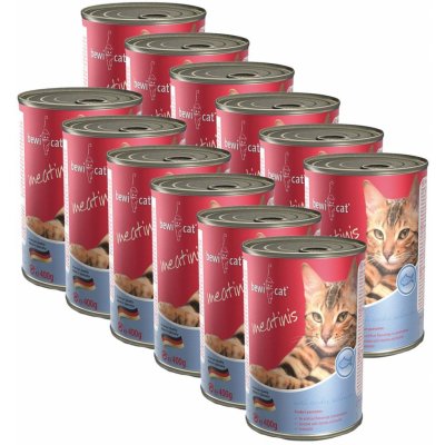Bewi Cat Meatinis SALMON 12 x 0,4 kg
