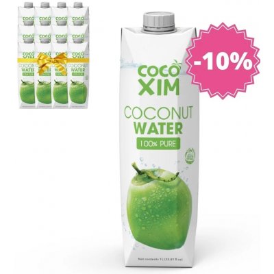 COCOXIM Kokosová voda PURE 12 x 1000 ml – Hledejceny.cz