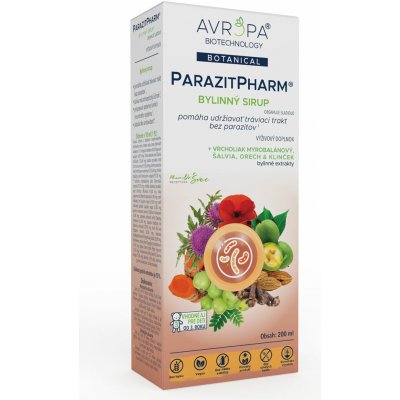 Avropa ParazitPharm bylinný sirup 200 ml – Hledejceny.cz
