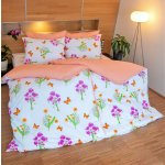 Stanex povlečení bavlna Jaro oranžové LS245 140x200 70x90 – Sleviste.cz