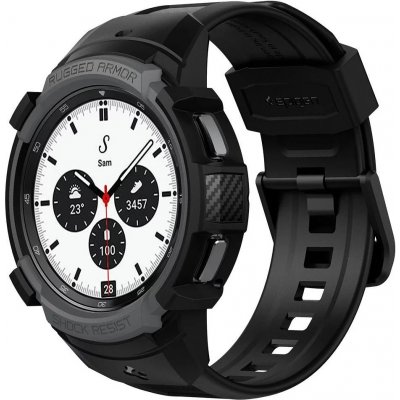 Spigen Rugged Armor Pro ochranný kryt + řemínek pro Samsung Galaxy Watch 4 Classic šedá ACS03653 – Hledejceny.cz