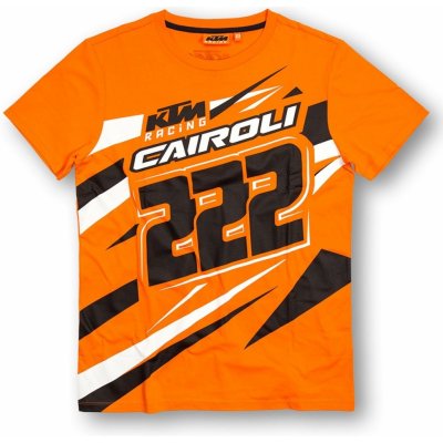 TC222 tričko Tony Cairoli KTM oranžové