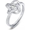Prsteny Royal Fashion prsten Třpytivý uzlík lásky K78