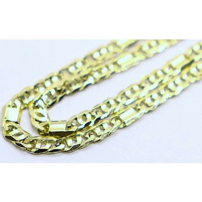 Klenoty Budín Pánský mohutný plný řetěz ze žlutého zlata HK6278 – Zboží Mobilmania