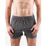 Gina pánské trenky volné šité s potiskem 75201P lékořice žlutá – Zboží Dáma