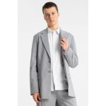 Reporter Young pruhované oblekové kalhoty šedé – Hledejceny.cz