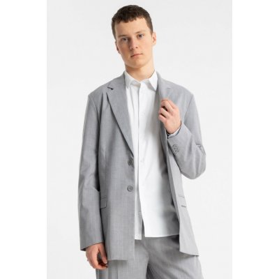 Reporter Young pruhované oblekové kalhoty šedé – Hledejceny.cz