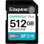 Kingston SDXC 512GB Canvas Go Plus SDG4/512GB – Zboží Živě