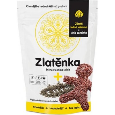 Zlatěnka lněná vláknina a chia 300 g – Zbozi.Blesk.cz