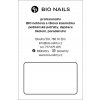 Ostatní kosmetická pomůcka BIO-nails Kartička objednávková 20 ks bílá