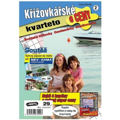 Křížovkářské kvarteto o ceny 2 - Švédské křížovky, osmisměrky, doplňovačky – Hledejceny.cz