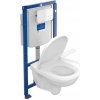 Kompletní WC sada Villeroy & Boch O.novo ViConnect tlačítko E200 bílá 5660D301